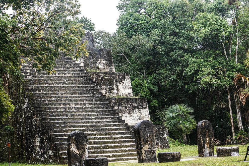Antigua to Tikal: you can climb some of the steep stairs
