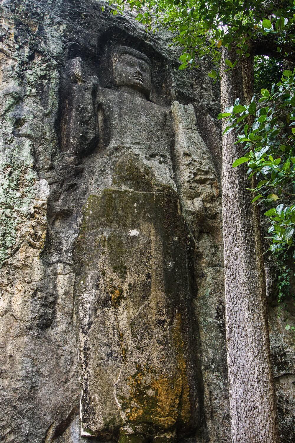 2000 year old standing Buddha