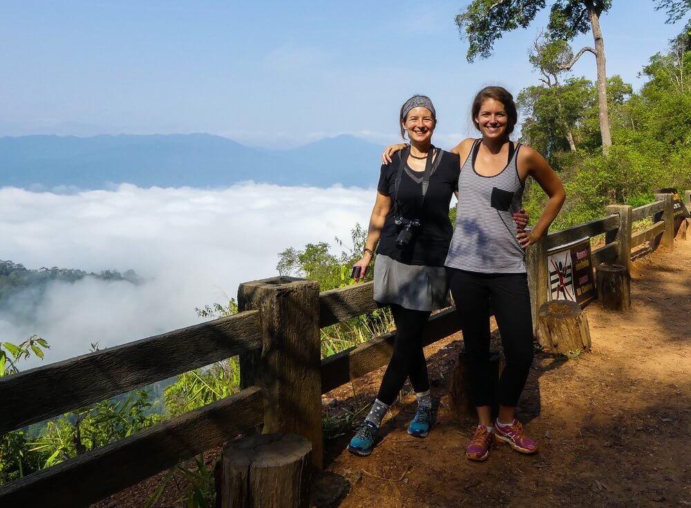 Kaeng Krachan National Park: High up over the sea of fog. 