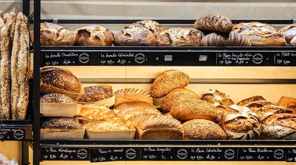  gluten free in Paris - gorgeous breads at the bakery. Nothing gluten free