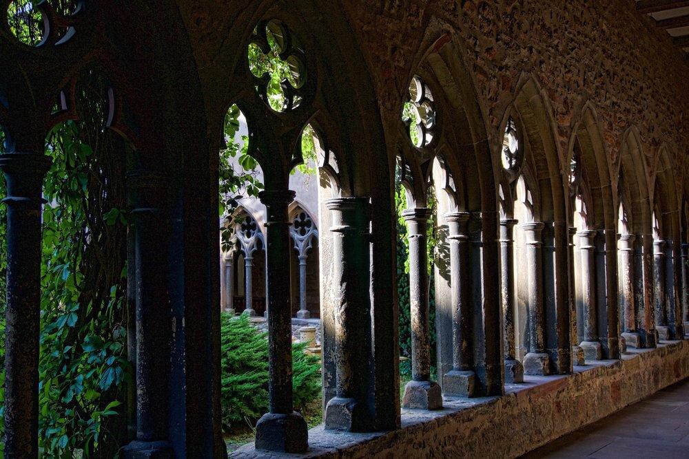 Arches cloisters in Colmar France