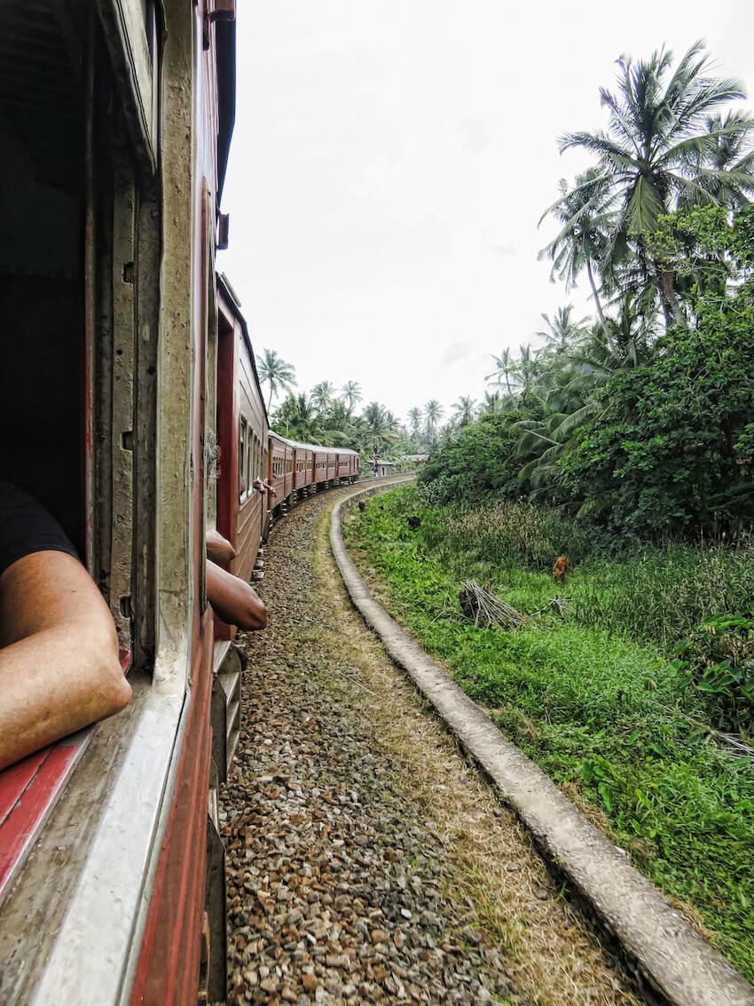 Are you afraid to travel solo? On a Sri Lankan train 