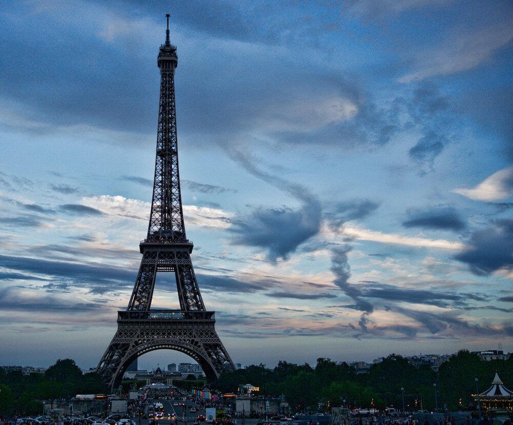 most romantic places in  Paris  - the Eiffel Tower