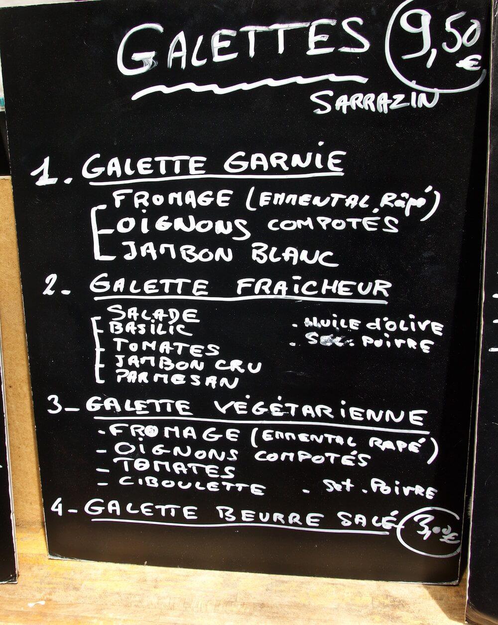 galettes: galettes at the market in Paris