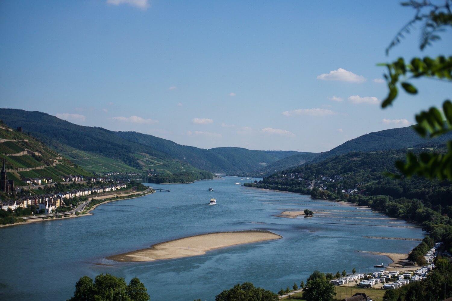 Welcome to Germany: the Rhine river