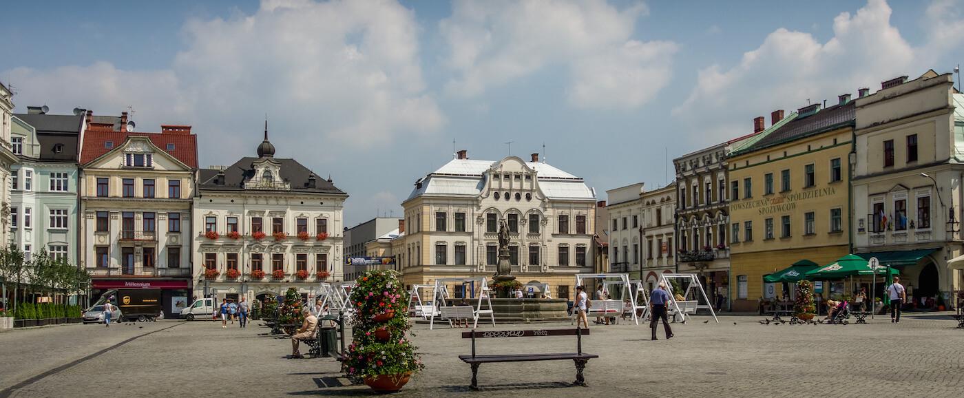 town square- CIeszyn Poland