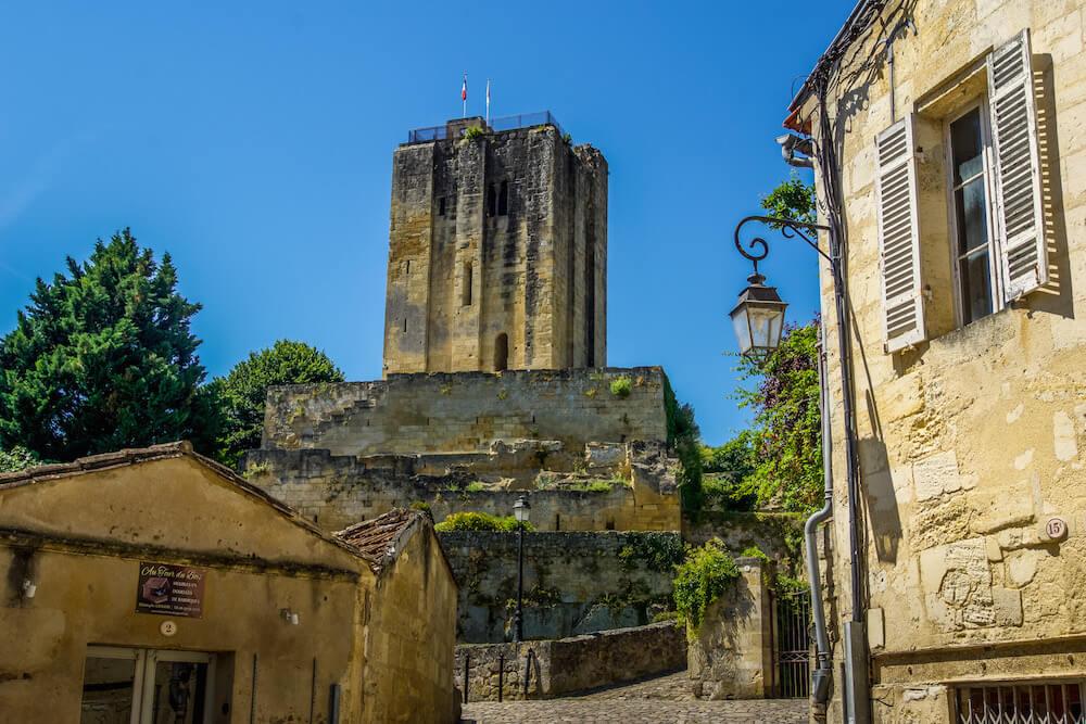 Saint-Émilion France: view of the tower