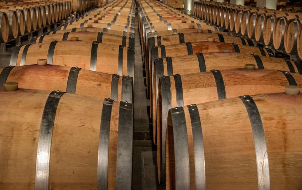 Visit Bordeaux: Barrel after wooden barrel storing wine