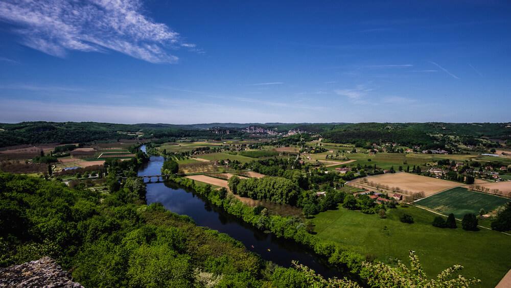 Les plus beaux villages de France: Domme has sweeping views over the Dordogne River 