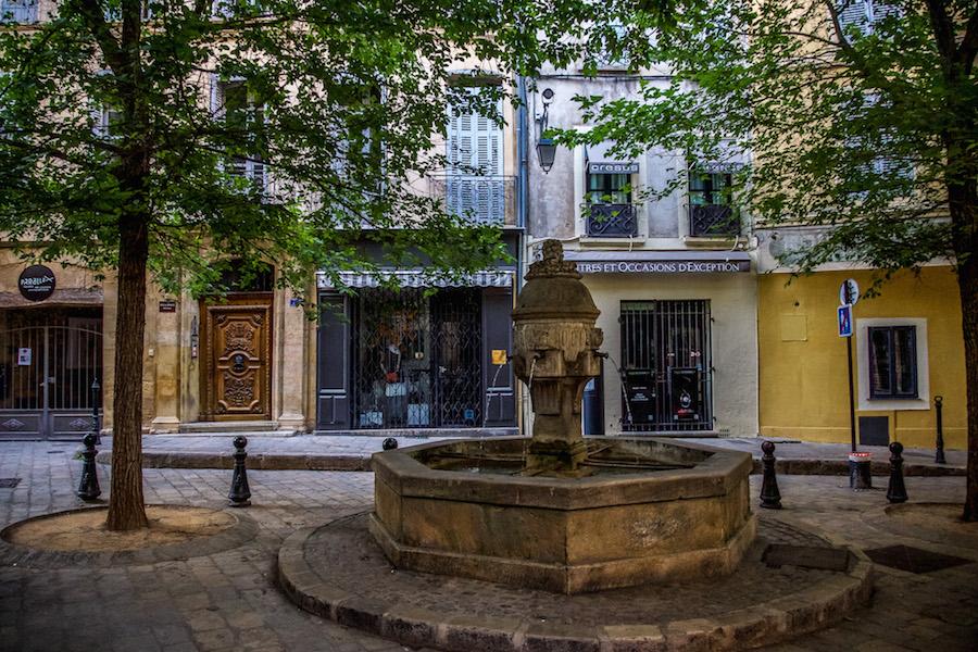 France itinerary: add the fountains of Aix-en-Provence