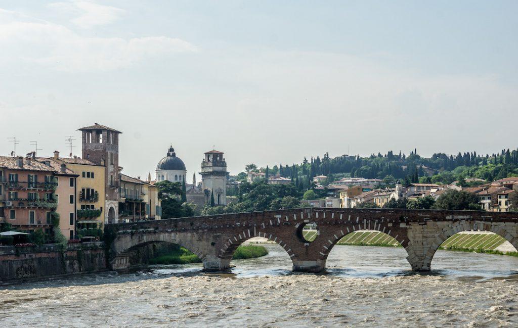 Things to do in Verona: cross the stone bridge