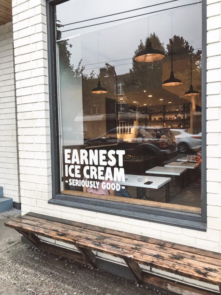 Vegan Vancouver: Earnest ice cream storefront