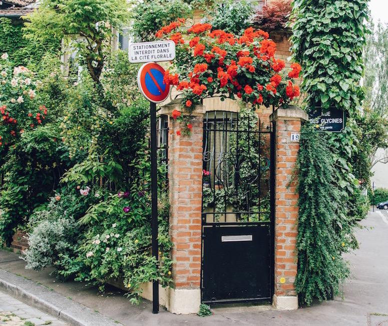 Paris Streets: cite florale is full of flowers and streets that have floral names