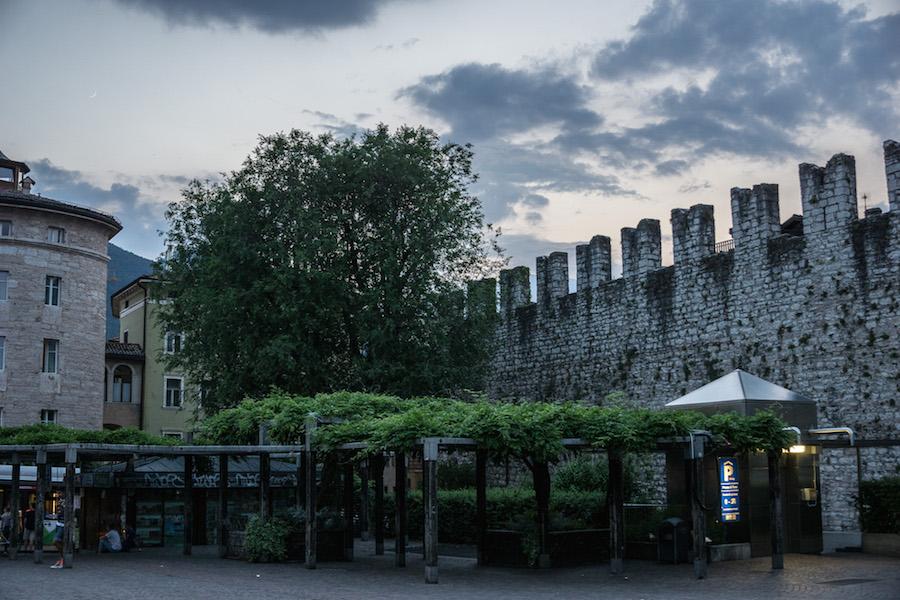 Things to do in Trento Italy: medieval wall 