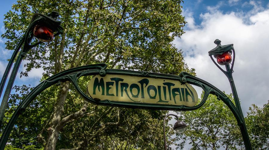 Paris Experiences  - art nouveau metro  sign