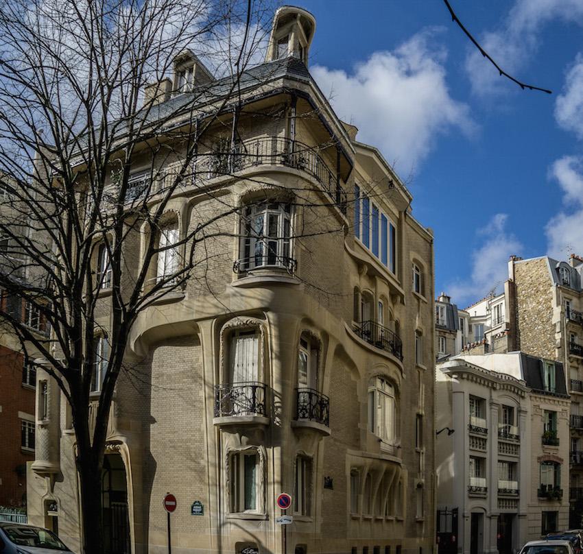 Hôtel Guimard in Paris 16. Excellent example of Art Nouveau architecture