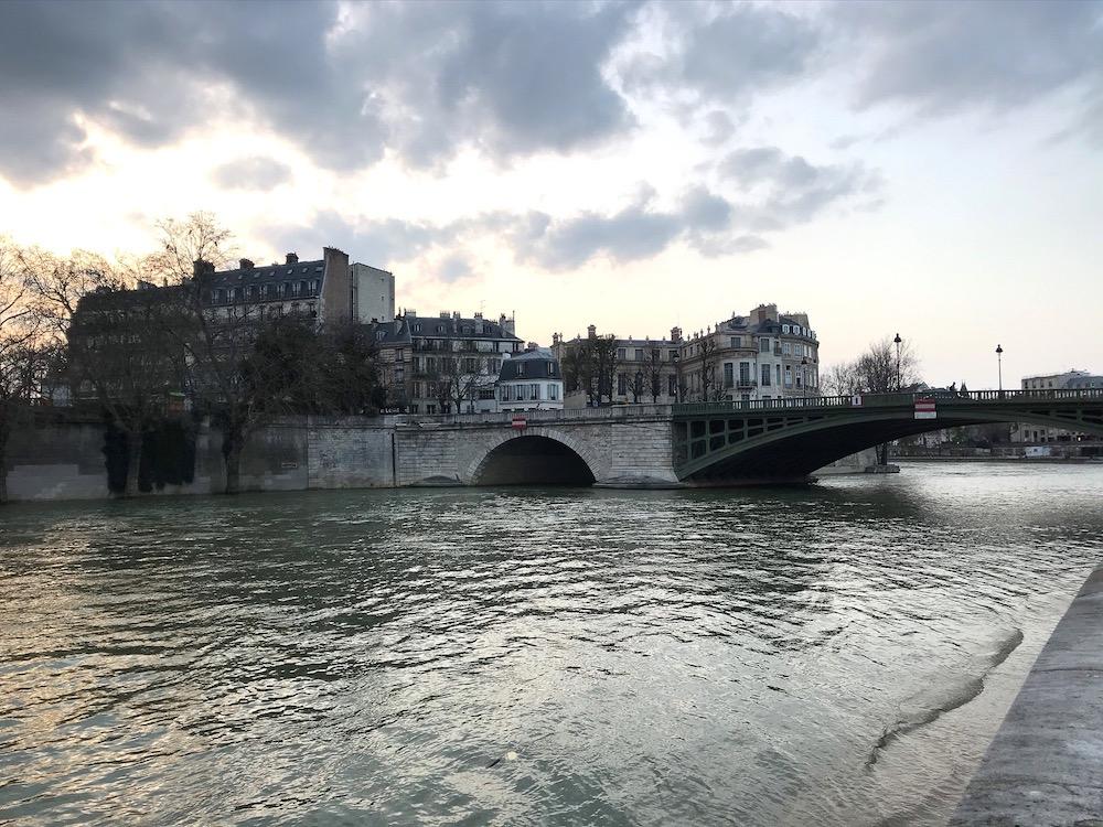 Paris in February - the Seine