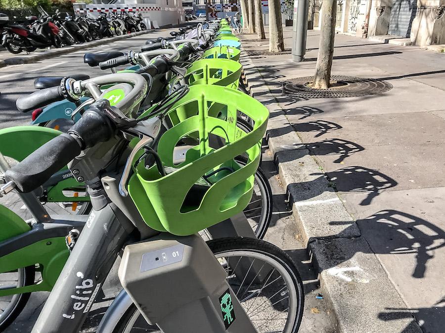 Paris during Coronavirus: Velib bikes waiting for some business
