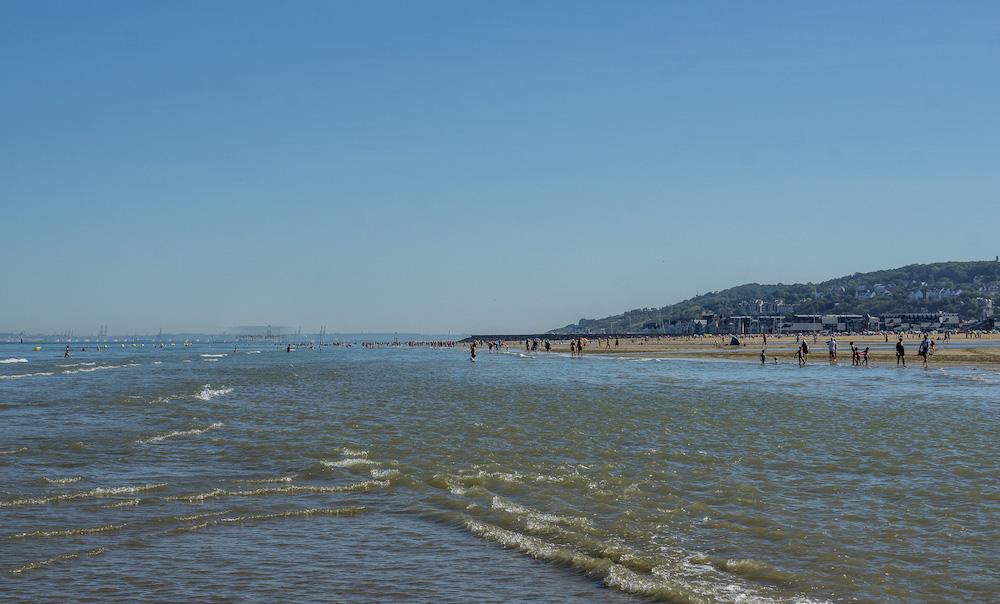 the sea at Deauville France