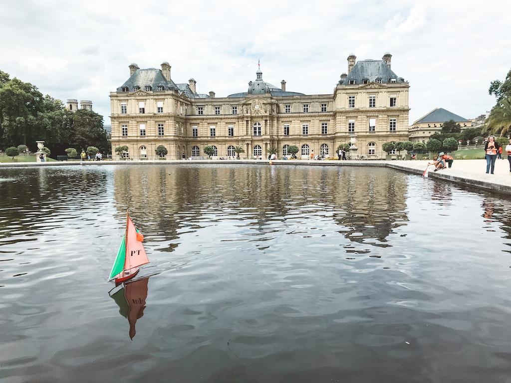 sailboats at the Luxembourg Gardens 