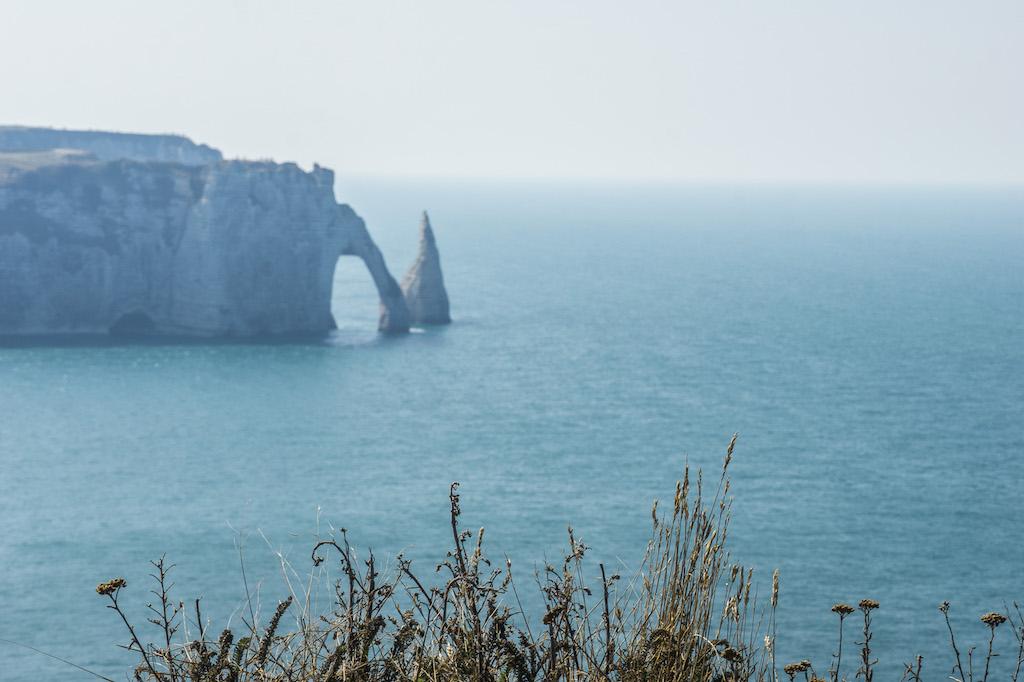 Things to do in Normandy: visit Etretat with its needle rock and arch of rock