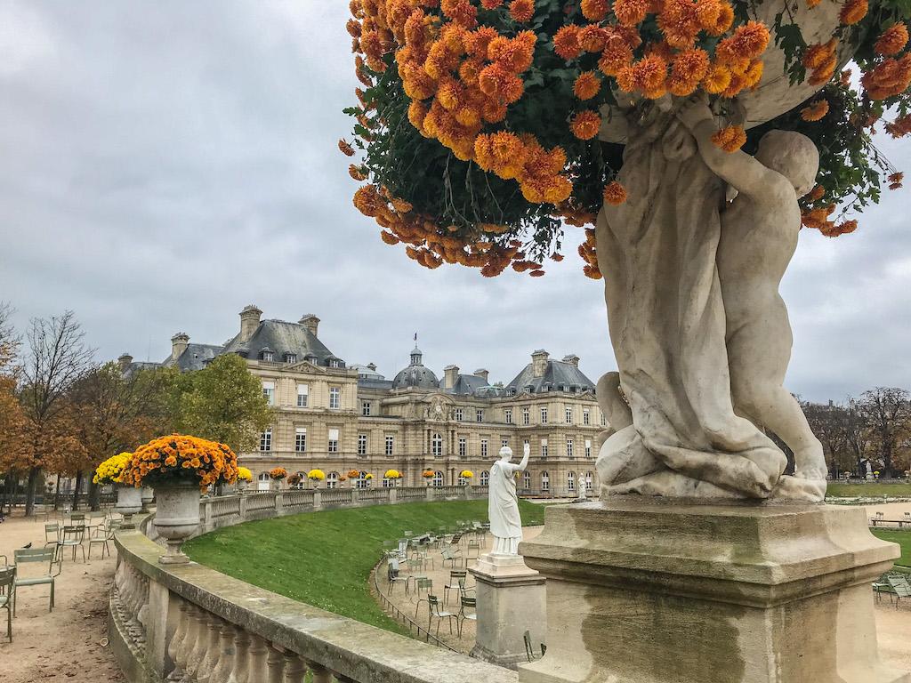 Luxembourg Gardens in the fall 
