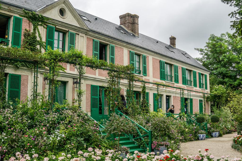 Monet's garden and his house in Giverny France