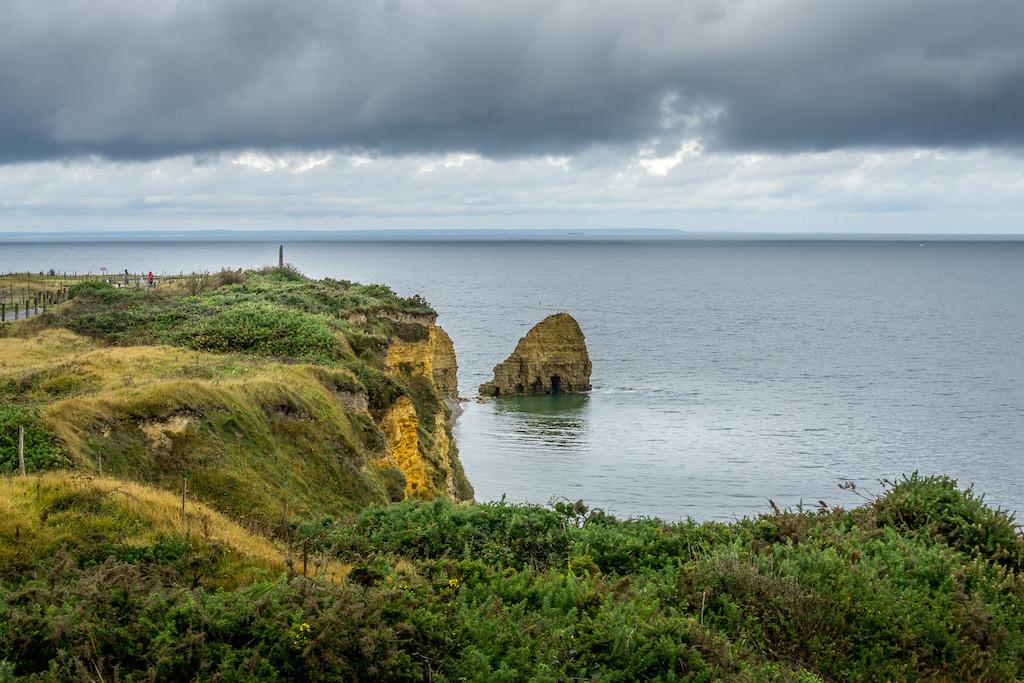 D-Day Beaches in Normandy: looking out to Pointe du Hoc
