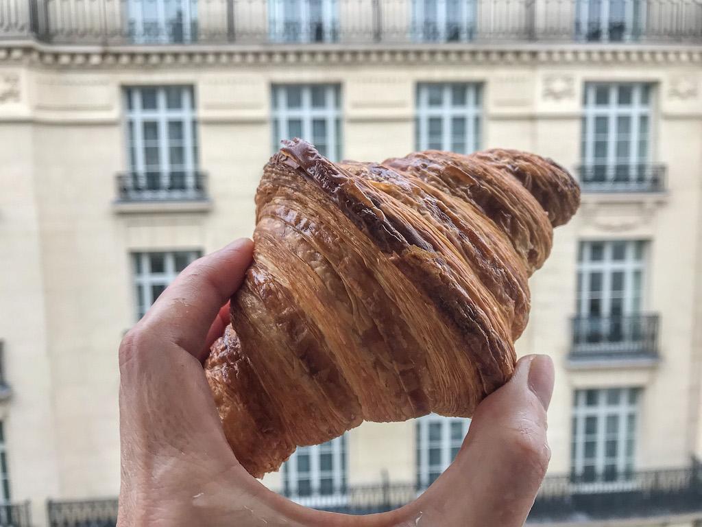 Best Croissant in Paris - flaky, buttery and light