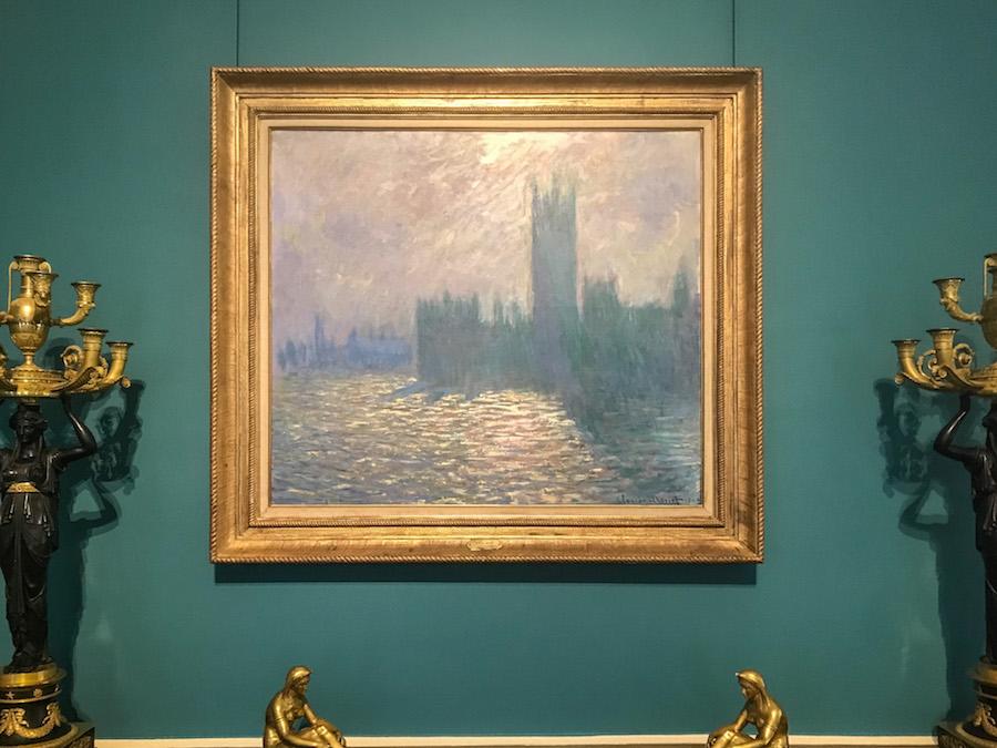 Museums in Paris: gorgeous Monet painting