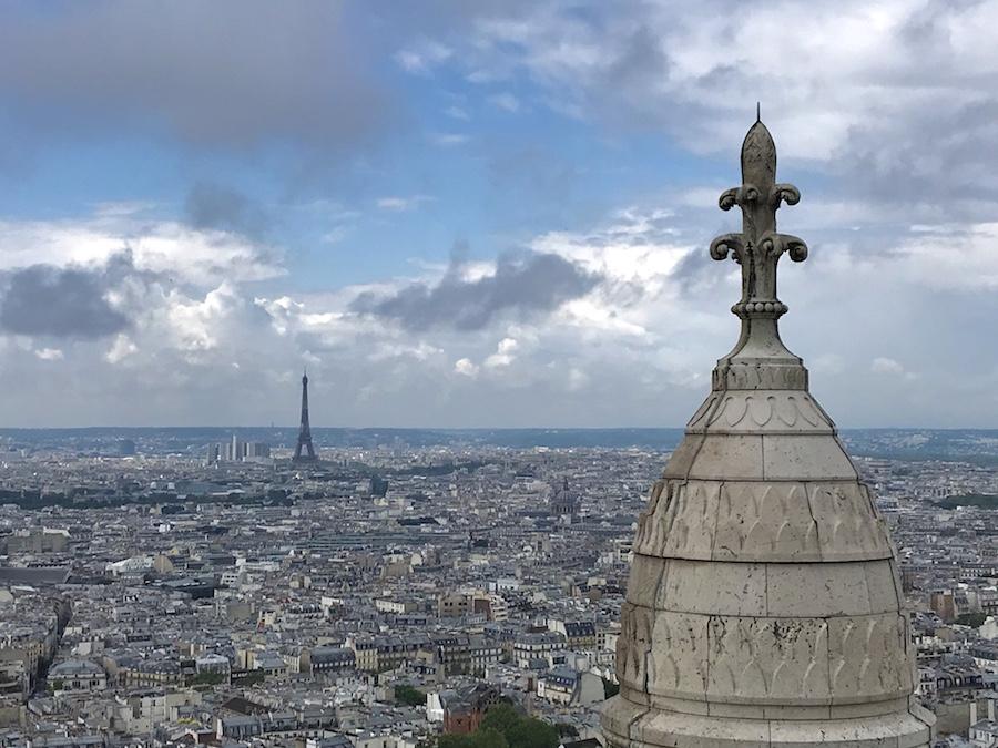 Paris in March - view from Sacre Coeur