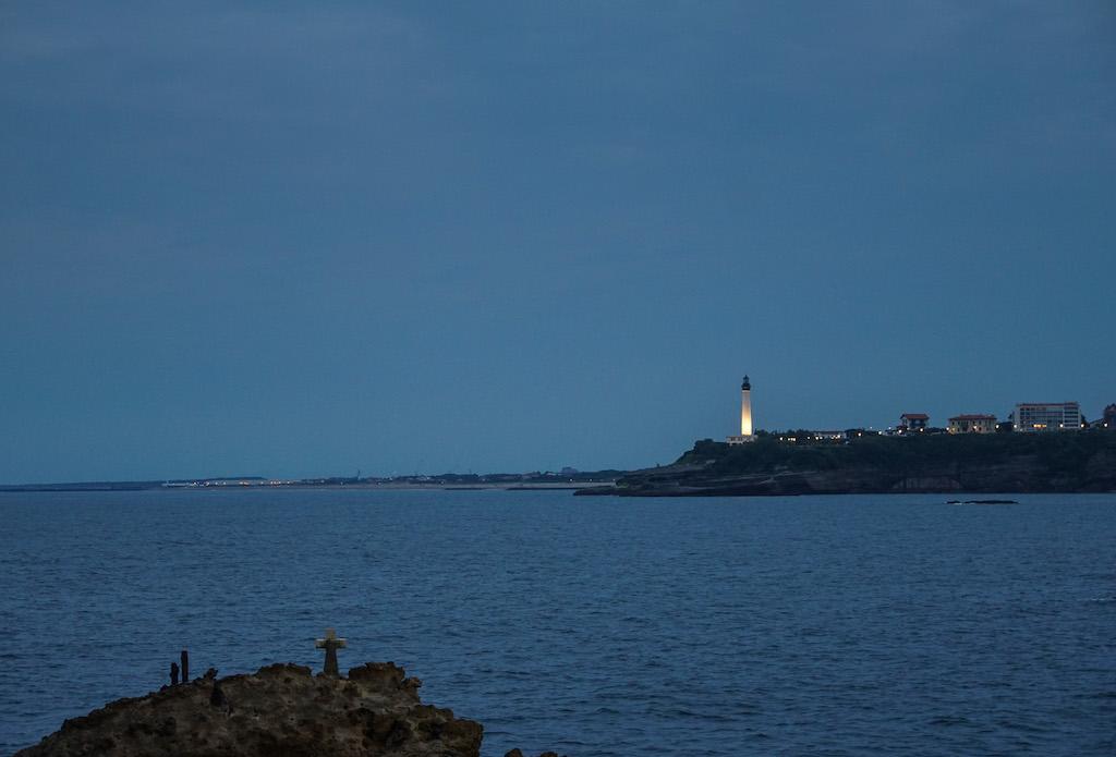the Biarritz lighthouse