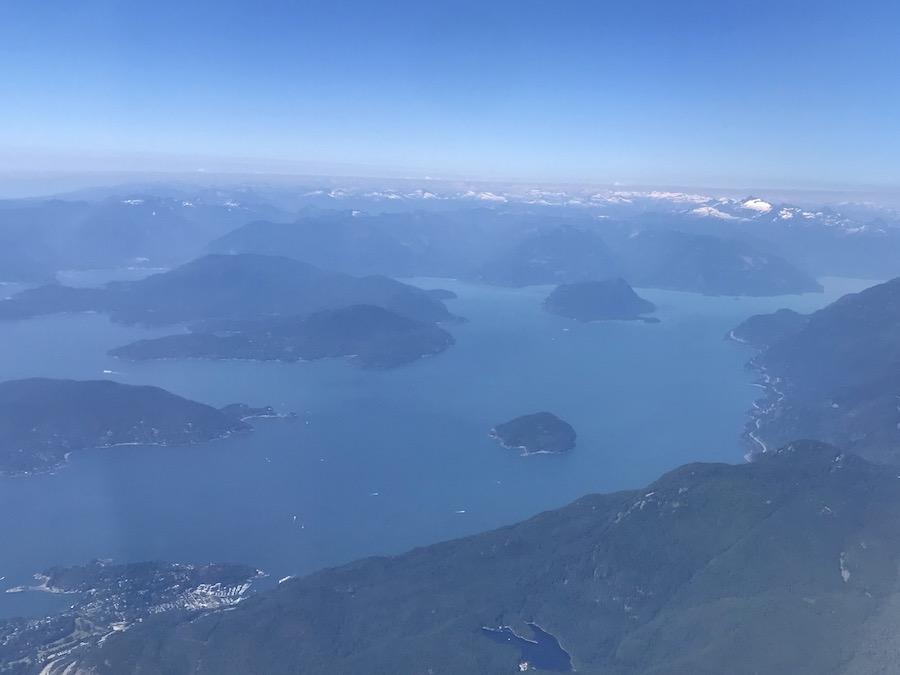 Travel to Canada:  view when leaving Vancouver