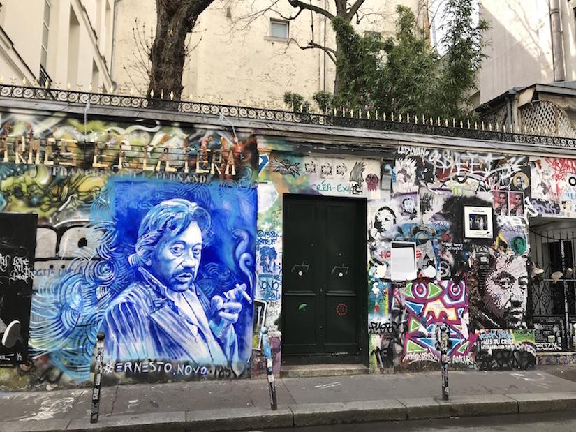 the 7th arrondissement - Serge Gainsbourg's house