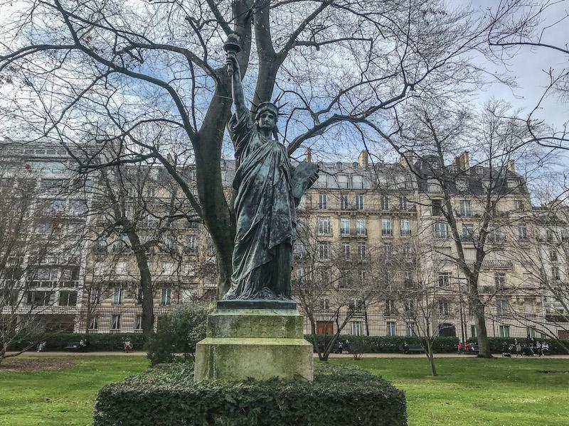 Statue of Liberty in the Jardin du Luxembourg