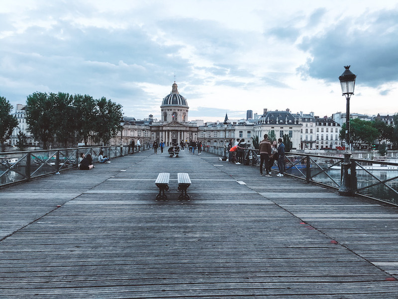 one day in Paris itinerary - hangout on Pont des Arts 