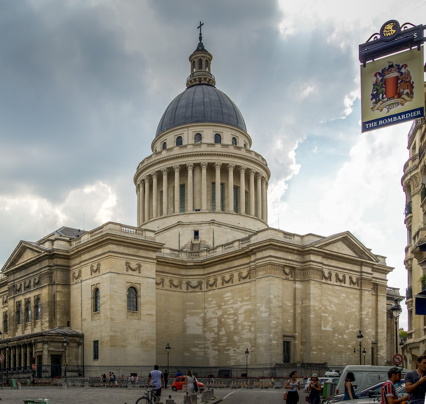 The Latin Quarter of Paris - the Pantheon 