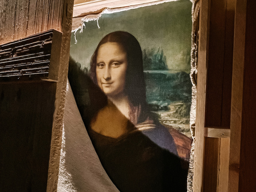 Mona Lisa stored during WWII at Château de Chambord