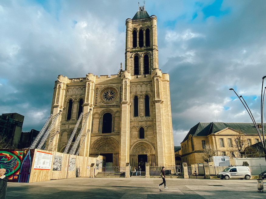 Basilica of Saint-Denis- the facade 