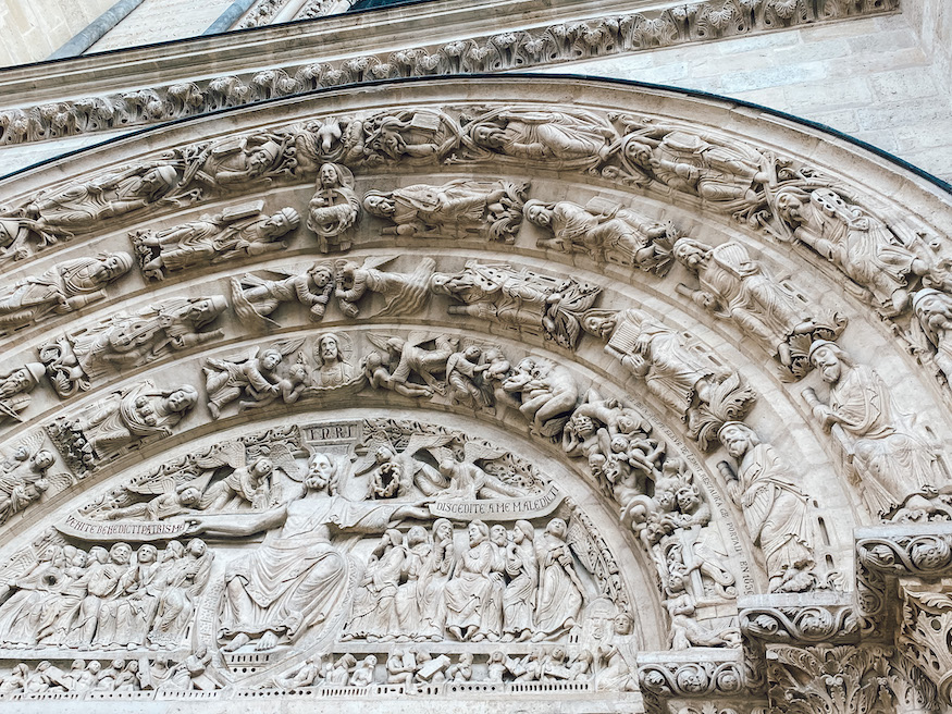 Basilica of Saint-Denis - the doorway