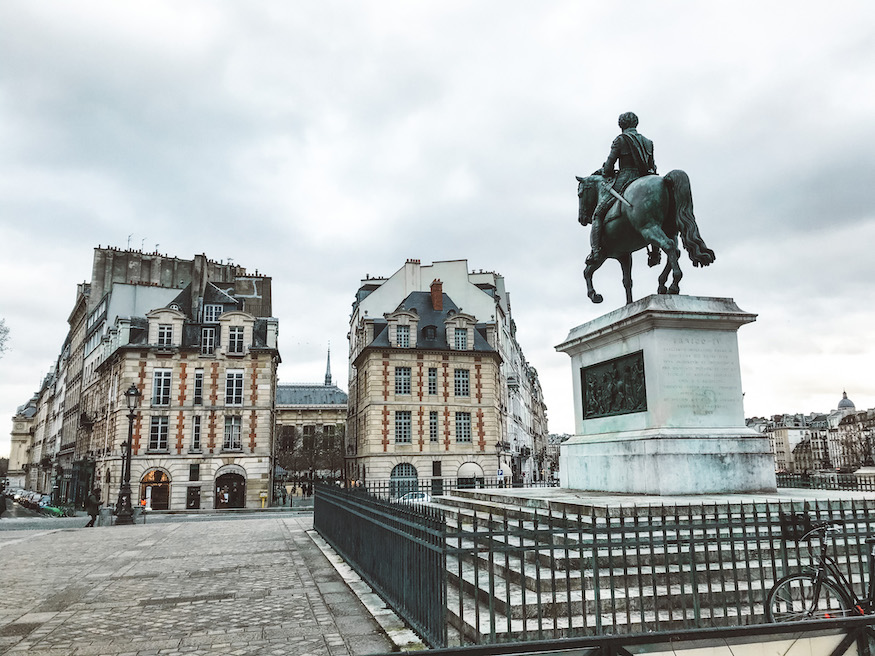 things to do on Ile de la Cite - see the Equestrian statue of Henri IV