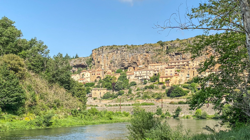 Peyre from the Tarn River 