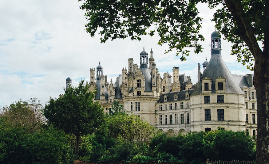 Chambord - castles in the Loire Valley France