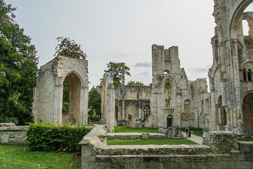 Jumieges Abbey in Normandy