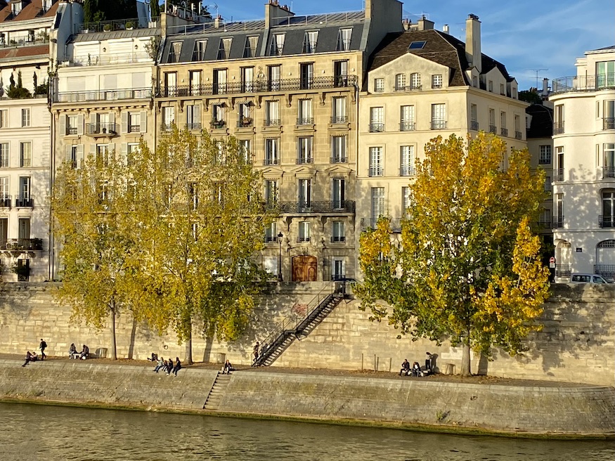 Paris in October by the Sein e