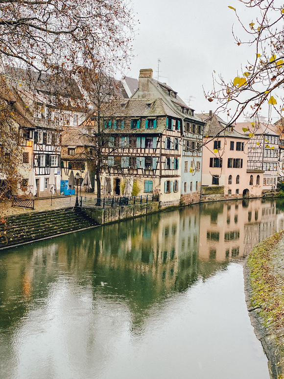 La Petite france in Strasbourg - canals and half timbered houses