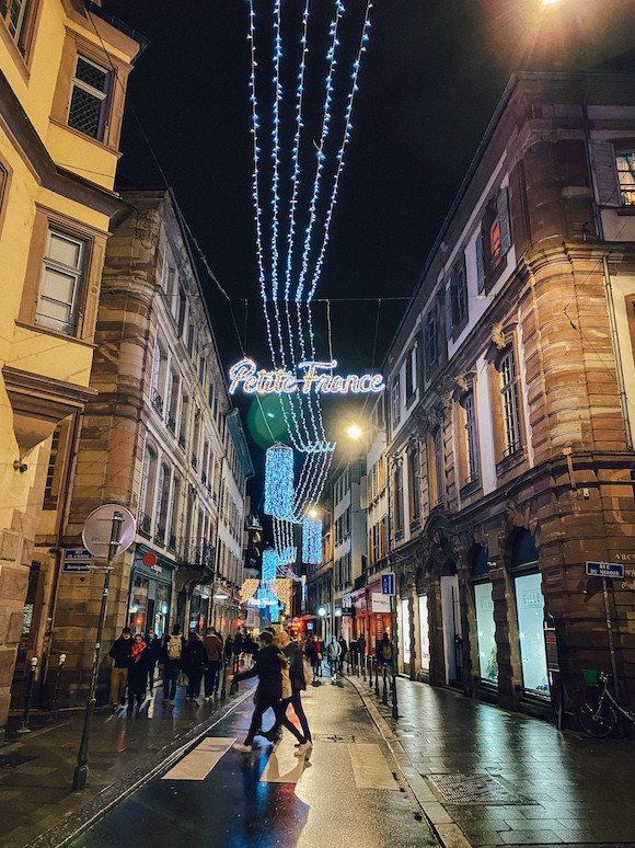 Strasbourg Christmas Market  - lights 