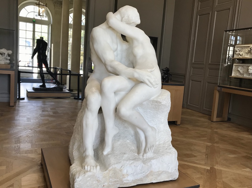 most romantic places in Paris - Rodin's the Kiss