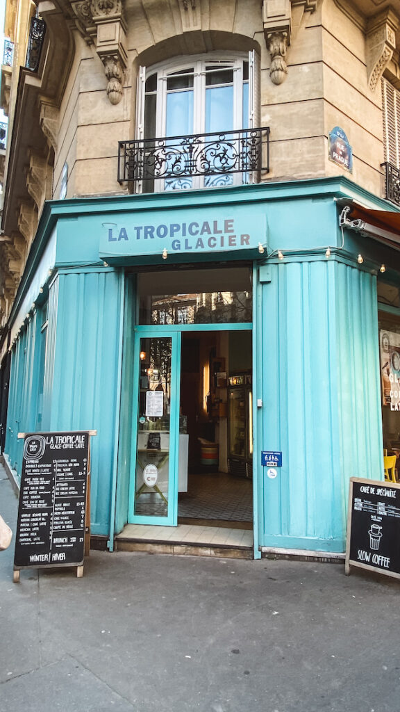 Ice cream in Paris - La Tropicale